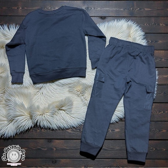 Tommy Bahama Kids 2 Piece Sweatshirt Jogger Outfit Set Charcoal Gray NWT (5/6) - Picture 6 of 7